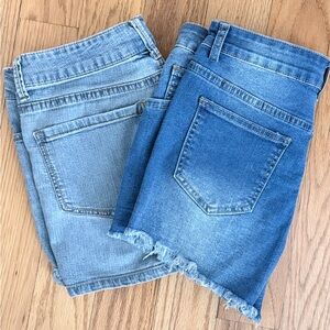 Stylish Women's Blue Denim Jean Shorts